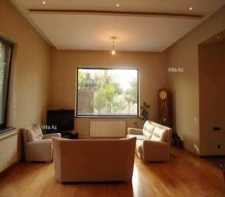 İtaliyadan gətirilən Venesiya mərmərindən kamini olan villa, -9