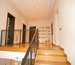 İtaliyadan gətirilən Venesiya mərmərindən kamini olan villa, -10