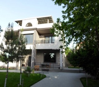 İtaliyadan gətirilən Venesiya mərmərindən kamini olan villa, -16