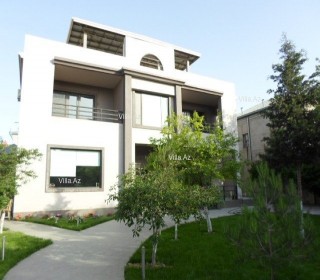 İtaliyadan gətirilən Venesiya mərmərindən kamini olan villa, -17