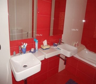 İtaliyadan gətirilən Venesiya mərmərindən kamini olan villa, -21