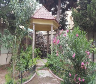 a newly built 2-storey + basement, 8-room mansion villa in Baku center, -2
