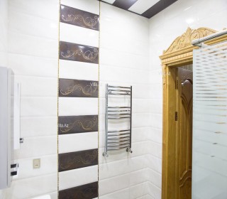 In the village of Bakikhanov, near a mosque and a lukoil, a 3-storey house, -2