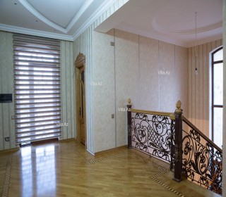 In the village of Bakikhanov, near a mosque and a lukoil, a 3-storey house, -6