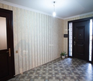In the village of Bakikhanov, near a mosque and a lukoil, a 3-storey house, -11