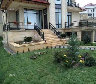 Badamdarda Özəl layihə əsasinda cox keyfiyyətli materiallardan istifadə edilərək tikilmiş villa, -3