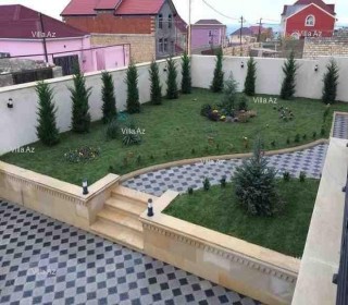 Badamdarda Özəl layihə əsasinda cox keyfiyyətli materiallardan istifadə edilərək tikilmiş villa, -5