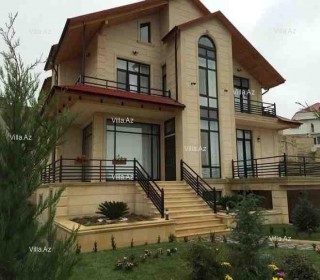 Badamdarda Özəl layihə əsasinda cox keyfiyyətli materiallardan istifadə edilərək tikilmiş villa, -6
