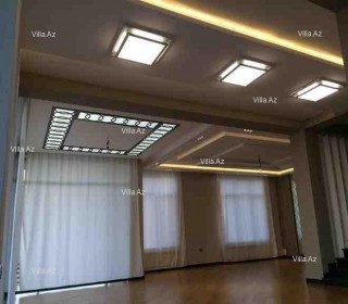 Badamdarda Özəl layihə əsasinda cox keyfiyyətli materiallardan istifadə edilərək tikilmiş villa, -11