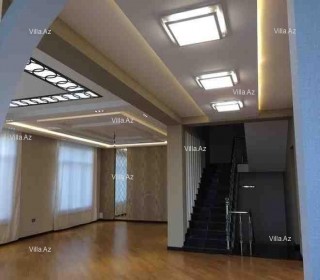 Badamdarda Özəl layihə əsasinda cox keyfiyyətli materiallardan istifadə edilərək tikilmiş villa, -19