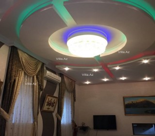 Qara Qarayev metrosunun yaxinliginda; 3 mərtəbəli mansardlı villa, -4