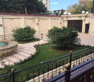 Qara Qarayev metrosunun yaxinliginda; 3 mərtəbəli mansardlı villa, -8