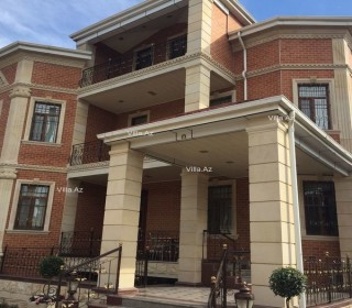 Qara Qarayev metrosunun yaxinliginda; 3 mərtəbəli mansardlı villa, -14