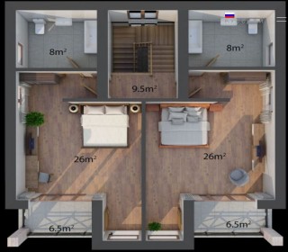 buy cottage in Georgian brick Kaxetiya, -16