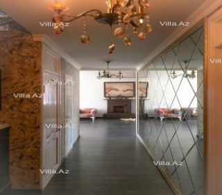 badamdarda temirli hovuzlu villa, -16