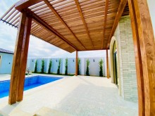 Merdekanda yeni insa edilmis 2 mertebeli villa satilir, -7