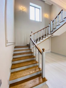Merdekanda yeni insa edilmis 2 mertebeli villa satilir, -11