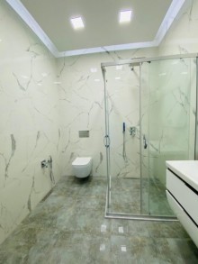 Merdekanda yeni insa edilmis 2 mertebeli villa satilir, -13