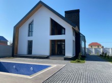 Suvelan qesebesinde əla temirli  2 mertebeli villa satilir, -3
