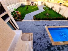 6 otaqlı yeni təmirli villa satılır , -5