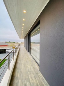 Merdekan baglarinda "Bravo" supermarket ətrafında yeni 2 mərtəbəli hovuzlu villa satılır, -10