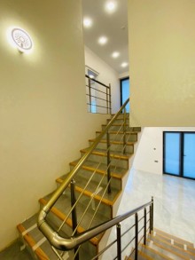 Merdekan baglarinda "Bravo" supermarket ətrafında yeni 2 mərtəbəli hovuzlu villa satılır, -16