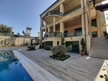 Nardaranda dəniz mənzərəli villa satılır, -11