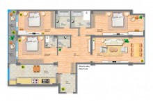 Buy premium apartment in Baku residence building, -8