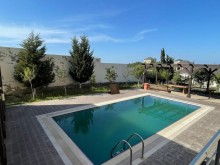Novxanida villa satilir 3 mertebeli villa satisi, -3