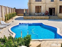 Bilgəhdə villa satılır, hovuzu var əla təmirli, -3