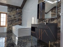 Mərdəkanda dəniz mənzərəli əla təmirli villa satılır, -16