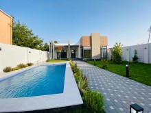 bag evleri coxluq teshkil etdiyi merdekan erazisinde modern villa satilir, -5