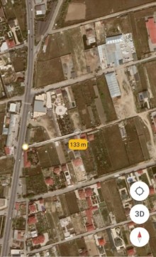 Novxanida grand marketin etrafinda torpaq satilir, -8