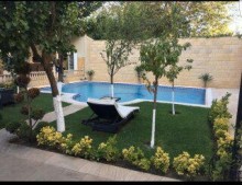 Bakıxanov qəsəbəsində yay klubu tərəfdə villa, -14