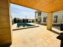 Şüvəlanda 2 mertebe + mansarli bag evi satilir, -6