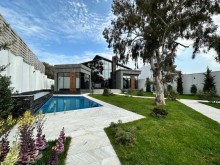 A modern villa garden house in Baku, -3