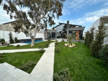 A modern villa garden house in Baku, -4