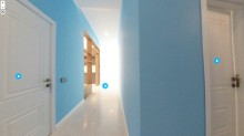 Mərdəkanda qapalı şəhərcikdə hovuzlu ev 3D tur 360 panorama, -10