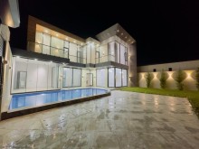 For sale 4 rooms house / cottage with a swimming pool in Baku, -4