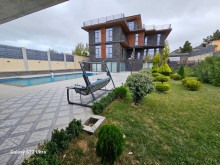Novxanıda modern villa ev Deniz menzereli, -2