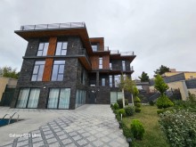 Novxanıda modern villa ev Deniz menzereli, -5