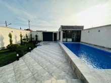 Baku, courtyard house with 4 rooms in Mardakan settlement, -4