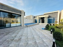 Baku, courtyard house with 4 rooms in Mardakan settlement, -6