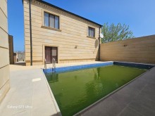 Novxanıda Marina Trench restorana yaxın 2 mərtəbəli hovuzlu villa ev satılır, -4
