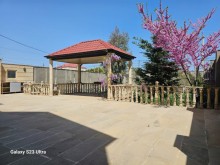 Novxanıda Marina Trench restorana yaxın 2 mərtəbəli hovuzlu villa ev satılır, -7