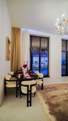 A single-story, 4-room modern house is for sale in Mardakan, -7