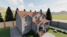 For Sale: Unfinished Private House in Mardakan, Elite Neighborhood An unfinished 2-story house, -2