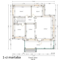 For Sale: Unfinished Private House in Mardakan, Elite Neighborhood An unfinished 2-story house, -4