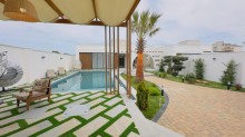 Buzovna Mərdəkan yolunda "Vətən" restoranı yaxınlığında palmalı villa satılır, -4