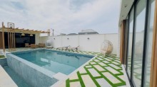 Buzovna Mərdəkan yolunda "Vətən" restoranı yaxınlığında palmalı villa satılır, -7